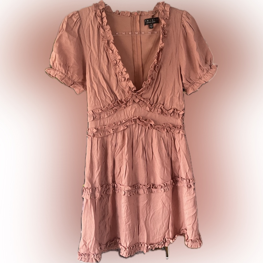 Ruffled Pink Dress